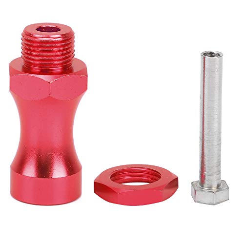 Ejoyous RC Wheel Hub Adapter Hex Drive Hub Adapter RC Hex Coupler 12mm to 17mm Aluminum Alloy CNC Machined 30mm Extension with 5mm Inner Diameter for 1/10 Car Truck (Red) - color: Red