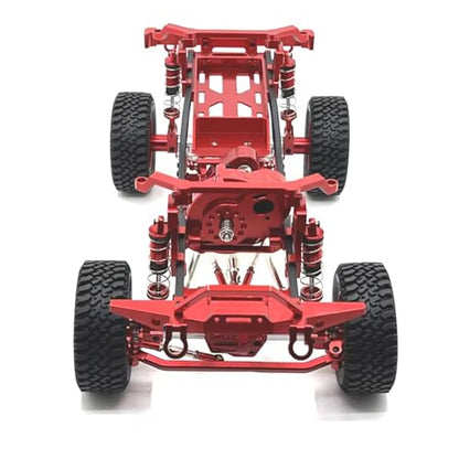 RC Upgrade Bumper Compatible with MN128 MN86 MN86S MN86K MN86KS Metal Battery Tray Rear Bumper Mount 1/12 RC Crawler Car Upgrade Parts Accessories