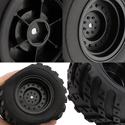RC Tires Wheels Spare Parts 90115 for 1:12 Bruhless Brushed 903 HM121 YC300 RC Car Trucks(2 PCS) - color: 2 Pcs