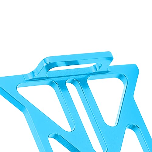 RC Car Battery Mounting Plate Aluminum Alloy Tray Compatible with Axial SCX24 90081 C10 1 24 Silver Color Easy Installation and Disassembly (Blue) - color: Blue