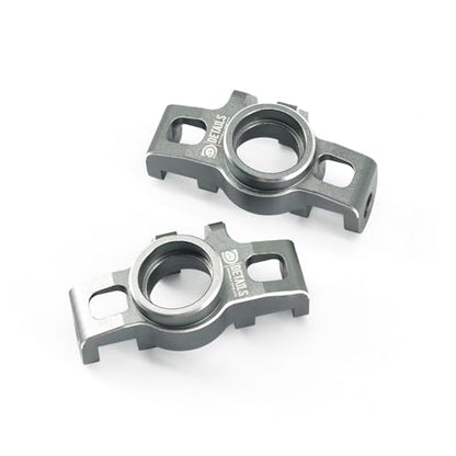 Hobby Details Aluminum Upgrade Parts Set for ARRMA Mini Kraton 4x4 1/16, Front & Rear A-Arms, Knuckle, Steering,Titanium Color (Front Knuckle) - color: Front Knuckle