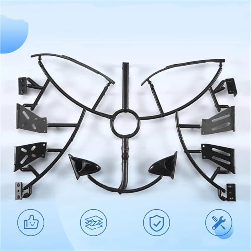 RC Car Accessories Compatible with 1/10 RC for Racing Drift Car Parts Replacement Accessories Rear Wings Drift Road Body Spoiler Wing for Universal