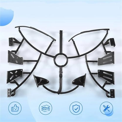 RC Car Accessories Compatible with 1/10 RC for Racing Drift Car Parts Replacement Accessories Rear Wings Drift Road Body Spoiler Wing for Universal