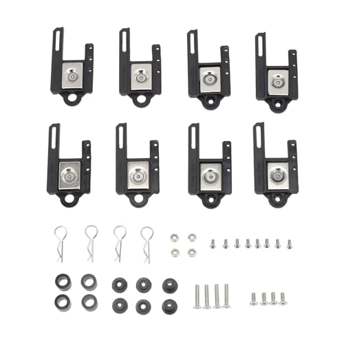 RC Crawlers Components For TRX4 TRX6 For SCX10 90046 D90 86100 For MST For CFX CC01 1/10 55-85mm Adjustable Magnetic Body Post Mount Stand RC Crawler Car Parts