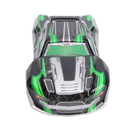 SUNGOOYUE 1/16 Body Shell Rc Car Body Shell, Replacement for Scy16101 Scy16102 1:16 Off Road Trucks, with Graffiti Decals and Mounting Pins (Green) - color: Green