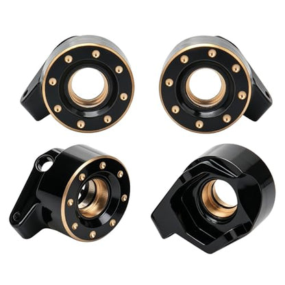 daitoku Brass Steering Knuckles Rear Hub Weights RC Axle Counterweight Upgrade Parts for 1/30 Axial SCX30 Jeep RC Crawler Car
