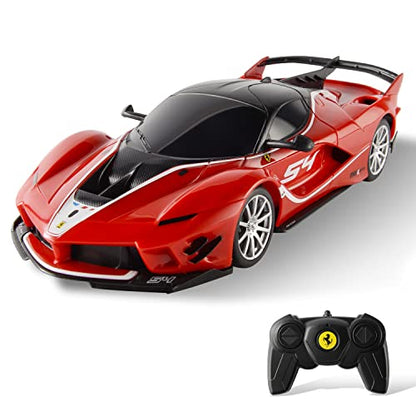 BEZGAR 1:24 Ferrari Remote Control Car Licensed FXX-K EVO | Official Ferrari Replica, 2.4G Stable Signal, Ideal Toy for Boys 6-8, 8-12 &Adults, Electric Racing, Hobby Collectible Model - color: Ferrari-1:24 Ferrari Fxx K Evo
