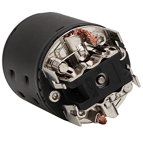 540 Brushed Motor with Replaceable Carbon Brush, High Torque RC Car Motor, 1/10 Scale Brush Motor for Axial Crawler, Durable Metal Construction with Super Large Bearing (TM54-19T) - size: TM54-19T