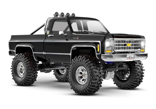 Traxxas 97064-1-BLK - TRX-4M Chevy K10 High Trail 1/18 4X4 Crawler RTR, Black