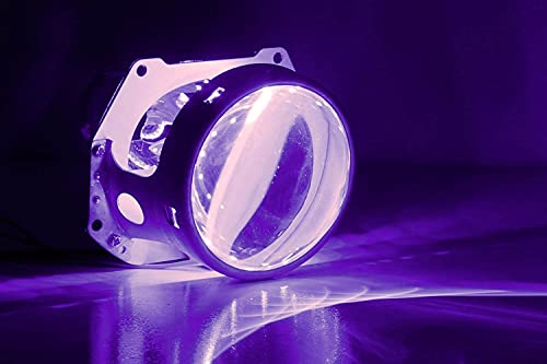 iJDMTOY Purple/Violet 15-SMD LED Accent Ambient Lighting Kit Compatible with Car Motorcycle Projector Lens Demon Eye Retrofit - color: Purple