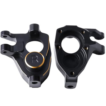 Brass Portal Steering Knuckle Weights for VP F10, CNC Front Knuckles Fits Plastic/Aluminum Portal Axle, Lower COG for Vanquish VRD VS4-10 Phoenix F10 Portal Axle 1/10 RC Crawler Upgrades - style: Steering Knuckle for F10 Portal Axle