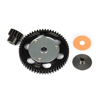 KYX Racing Hardened Steel Transmission Gear Spur Gear Set 56T/15T Upgrades Accessories for 1/10 RC Crawler Car Axial Wraith