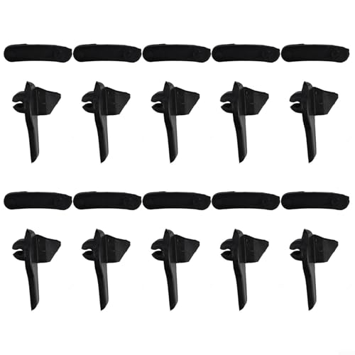 Plastic Mount Demount Head Inserts for Duck Head Tire Changer - Rim Protector Pads to Prevent Scratches - Fit for Auto Shop Tools - Black 20pcs