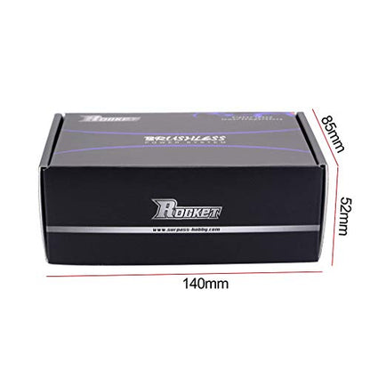 3650 5900KV Sensorless Brushless Motor 120A Brushless ESC & Program Card Waterproof Motor ESC Combo 3.175mm Shaft for 1/10 RC Car Truck