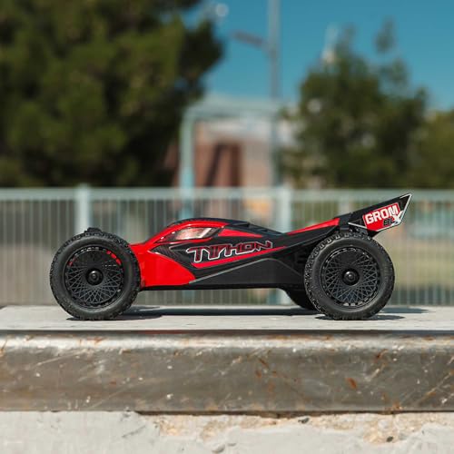ARRMA Typhon GROM 4X4 223S BLX Brushless RC Buggy, RTR, Red | Small Scale, DSC, Battery & Charger Included, ARA2306ST1 - color: Red