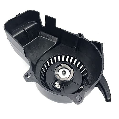 DEVMO Recoil Pull Starter Assembly Compatible with 47cc 49cc 2 Stroke Pit Bike ATV Quad Scooter Moped Black