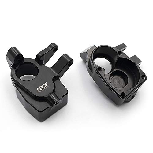 KYX Racing Aluminum Alloy Currie F9 Portal Axle Steering Knuckles Upgrades Parts Accessories for 1/10 RC Crawler Car Axial SCX10 III AXI03007 Capra Unlimited Trail Buggy UTB