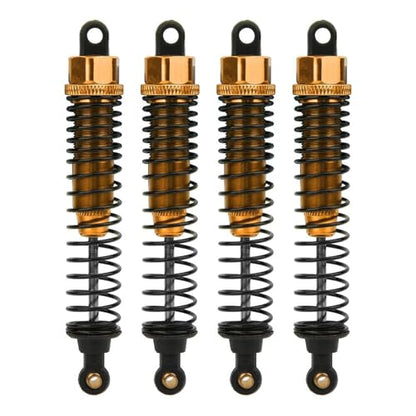 4pcs 68mm/98mm /108mm Aluminum Shocks Absorbers Damper for HSP for HPI 1/10 Scale RC Car On-Road Monster Truck Off Road Buggy(Golden 108mm) - color: Golden 108mm