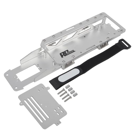Aluminum Main Chassis for Traxxas Stampede 2WD VXL Brushless Monster Truck Craniac Chassis & ESC Mount 3622 3626 (Sliver) - color: Sliver