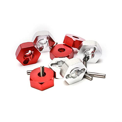 RC Screw Kit M3 M4 Set Screw Nuts Washers R Clips E Clips Hex Hub Adapter Nut Driver Universal Hardware Fasteners Parts for 1/8 1/10 1/12 RC Cars, 344PCS