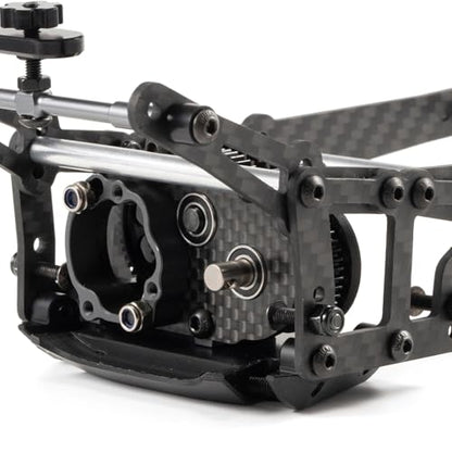 Carbon Fiber Overdrive Transmission Ultralight and Compact OD-3 Gearbox for AR44 Capra Axle LCG Comp Rigs 1/10 RC Rock Crawler(OD3 Transmission) - style: OD3 Transmission