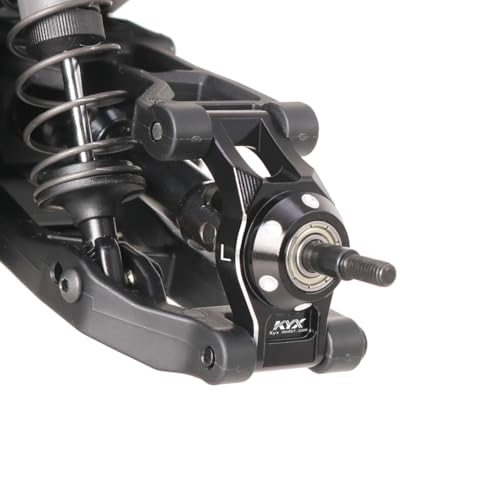 KYX Racing Aluminum Rear Carriers Rear Hubs Upgrades Parts Accessories for 1/16 Scale RC Crawler Car Traxxas Mini-Maxx