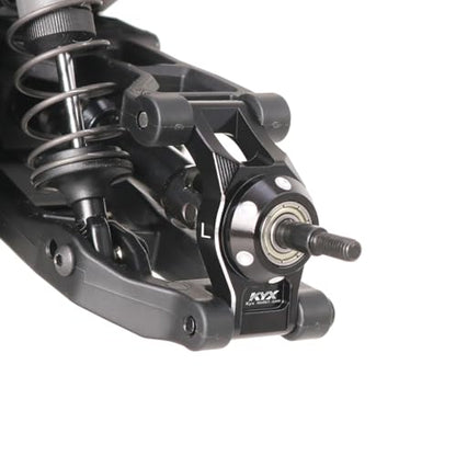 KYX Racing Aluminum Rear Carriers Rear Hubs Upgrades Parts Accessories for 1/16 Scale RC Crawler Car Traxxas Mini-Maxx