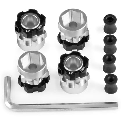 RC Hex Hub 12mm(+6mm) Brass Wheels Hex Hub Extension Hex Drive Adapter for Tra-xxas Slash 4X4 VXL