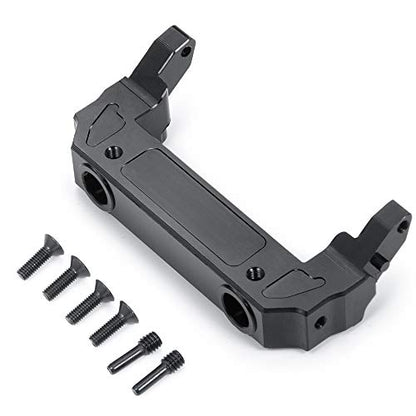 Que-T Alloy Metal Front Bumper Mount for 1/10 RC Axial SCX10 III AXI03007 Crawler Car