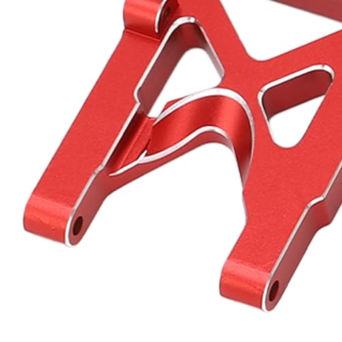 RC Front and Rear Suspension Arms Set Aluminum Alloy Upgrade Parts for Arrma 1/18 380 Brushed 4X4 Truck 380 Brushed 4X4 Small Scale Buggy, RC Car Upgrade Parts (Red) - color: Red