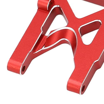 RC Front and Rear Suspension Arms Set Aluminum Alloy Upgrade Parts for Arrma 1/18 380 Brushed 4X4 Truck 380 Brushed 4X4 Small Scale Buggy, RC Car Upgrade Parts (Red) - color: Red