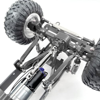 ShareGoo Metal RC Body Chassis Frame 1/12 4WD Frame Kit Compatible with 1/12 MN D90 D91 D96 MN98 MN99S RC Car (Black)
