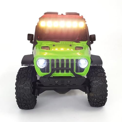for Axial SCX30 1/30 RC Crawler 7-LED Light Bar, Warm & Cool White, Upgrade Lights Accessories Parts (Warm Light) - color: warm light