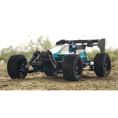 TOUCAN RC HOBBY 16202Pro 1/16 RWD Remote Control Off Road Vehicle 35A ESC Splash Proof 17G Servo Electric Muti-Terrain RC Model Car LED Light for Adult - color: Blue