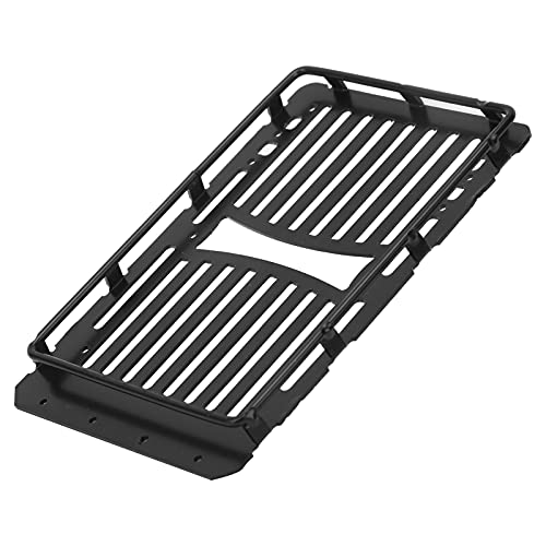 Oumefar RC Roof Rack, RC Luggage Carrier for for Axial SCX24 1/24 Remote Control RC Car, Metal Roof Rack for RC Car RC Crawler Accessories