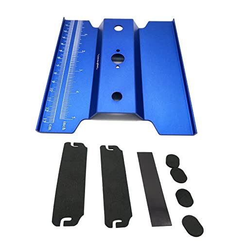 Aluminum Alloy RC Car Work Stand Repair Workstation 360 Degree Rotation Lift with Screws Tray for 1/8 1/10 1/16 Scale RC Car Truck Buggy