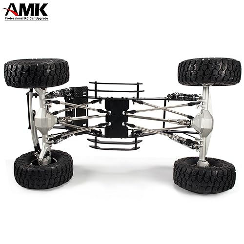 AMK 68-229mm Severable Ruled SCX10 Driveshaft Stainless Steel TRX4 Drive Shaft for 1/10 RC Crawler Sportys Scalers GSPEED Axial Capra UTB10 Pro Upgrades DIY LCG Rig (2Pcs Silver) - color: 2pcs Silver