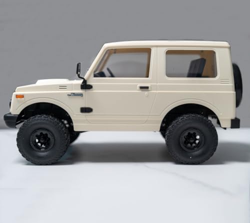 HLSFWDRIVE WPL C74 Jimny RC Rock Crawler RC Truck 4x4 Off Road | Remote Control Crawler All Terrian 370 Brushed Motor Full Proportional Leaf Spring Chassis Hobby Grade