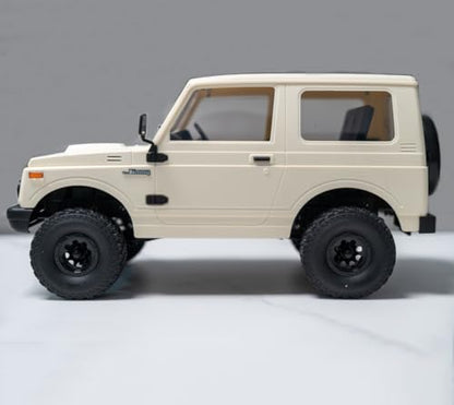 HLSFWDRIVE WPL C74 Jimny RC Rock Crawler RC Truck 4x4 Off Road | Remote Control Crawler All Terrian 370 Brushed Motor Full Proportional Leaf Spring Chassis Hobby Grade