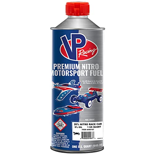 VP Racing Fuels 4496107 20% Nitro Race Car 9% Oil - Quart (1 Pack) - style: 1 Quart
