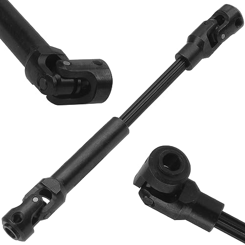 2Pcs Vgoohobby Universal Drive Shaft RC Crawler Driveshaft Compatible with Traxxas TRX4 Axial SCX10 AXI03007 Redcat Gen7 RC4WD D90 TF2 1/10 RC Crawler Car (Black,94-119mm) - color: Black, size: 94-119mm