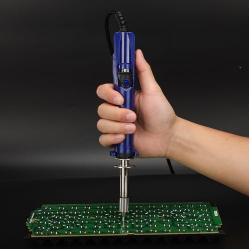 WEP 929D VI 180W Electric Desoldering Iron Tool Temperature Controlled with Removable Solder Sucker with 3 Nozzles Pump Function Soldering Iron