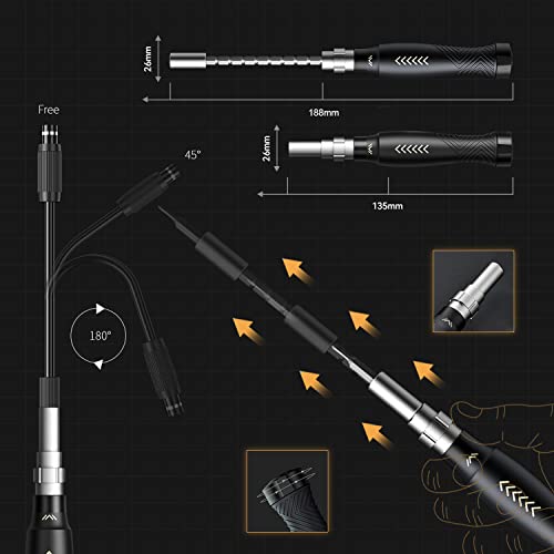 JAKEMY 164 in 1 Precision Screwdriver Set, Laptop Screwdriver Kit, Professional Computer Screwdriver Repair Tools with T5 T6 Torx Screwdriver Bit for MacBook, iPhone, PC, RC, PS5, Watch, Xbox, DIY - color: Fo164 Precision Screwdriver Set