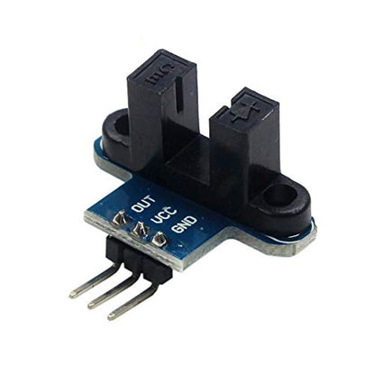 DAOKI 5Pcs Speed Measuring Sensor IR Infrared Slotted Optical Optocoupler Module Photo Interrupter Sensor for Motor Speed Detection or Arduino with Encoders