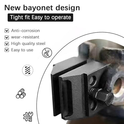 BESULEN Suspension Strut Spreader Tool Steering Knuckle Splitter Dul-Sided | Chrome-vanadium steel construction, double-ended design, uses 10mm hand kit, fits hub separation tasks, auto repair