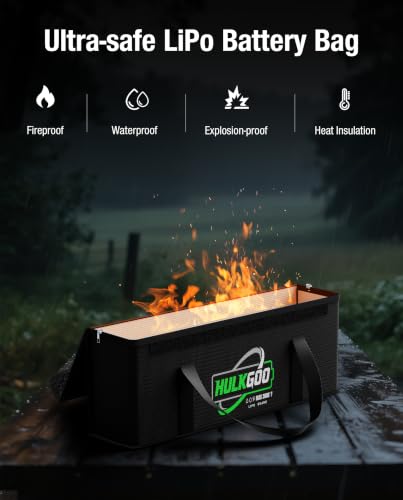 Ebike battery bag, LiFePO4 Lithium Fireproof Bag - Large Capacity Battery Storage Guard Pouch for Charging & Storage - Waterproof Protective Case for Ebike & Lithium Batteries(19x4.3x7 Inches) - size: 19x4.3x7 Inches