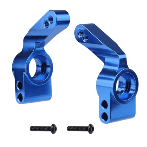 Hobbypark Aluminum Rear Stub Axle Carriers Upgrade Parts for 1/10 Traxxas Slash 2WD Stampede 2WD Rustler VXL Bandit VXL Replace 3752 - color: Navy Blue