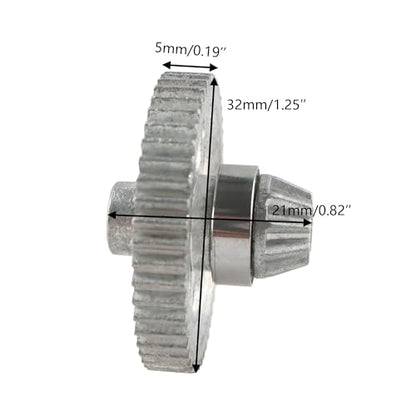 for H16BM RC Car Main Drive Shaft 16401 & Gear 16402 Accessory Replacement Spare Parts for H16BM H16GT H16DR JC16EP H16R H16E 16208 16209 16210 H16P M161 M164 Trucks - color: 16401 and 16402