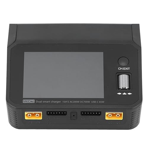 AC DC Balance Charger M6D 15A 1?6S Dual Channel Balance Charger for RC Car Battery