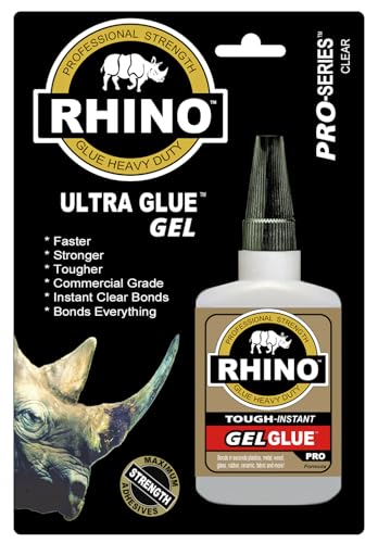 Rhino Glue Gel, Heavy Duty 40 Gram Clear